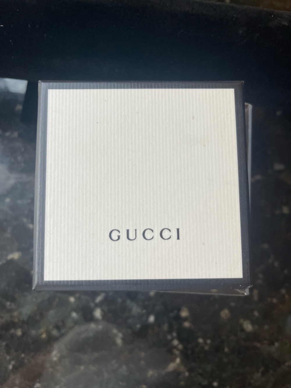 Gucci White and Black Men's Jewelry Box 8”
